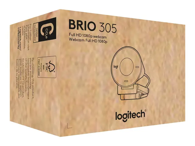 Logitech BRIO 305 - Nettkamera farge 2 MP 1920 x 1080 1080p, 720p ...