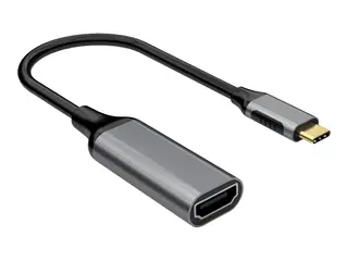 ELIVI - Adapterkabel - 24 pin USB-C hann til HDMI hunn 22 cm - romgrå/svart - 4 K 60 Hz (4096 x 2160) støtte