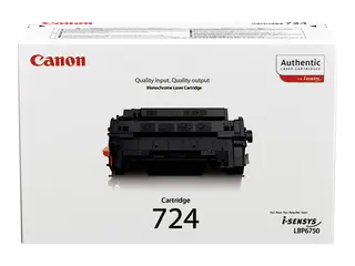 Canon CRG-724 - Svart - original - tonerpatron for i-SENSYS LBP6750dn, LBP6780x, MF512x, MF515x