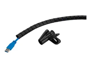 Neomounts - Kabelstyringsmuffe for 1-3 cables, universal - svart - 2 m