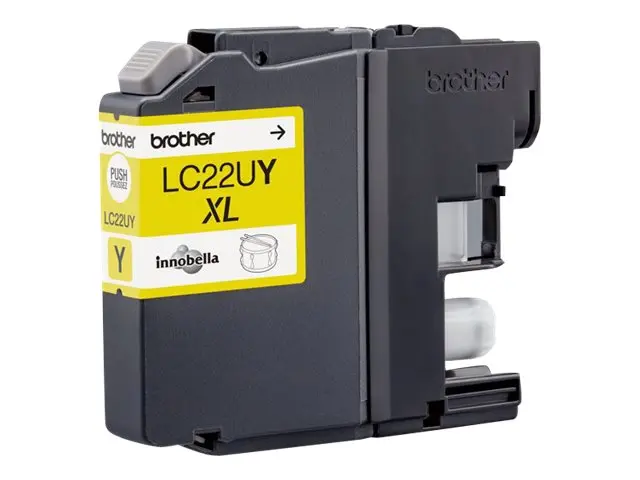 Brother LC22UY - XL gul original blekkpatron for DCP-J785DW, DCP-J...