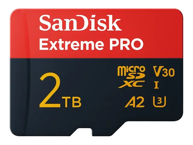 SanDisk Extreme Pro - Flashminnekort (SD-adapter inkludert) 2 TB A...