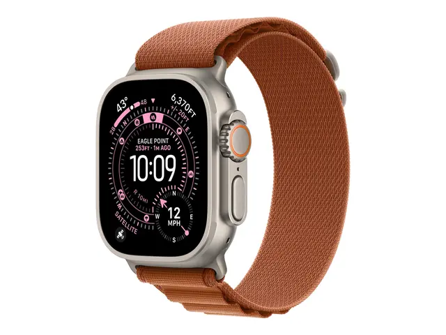 Apple - Sløyfe for smart armbåndsur 49 mm, naturlig titanfinish Me...
