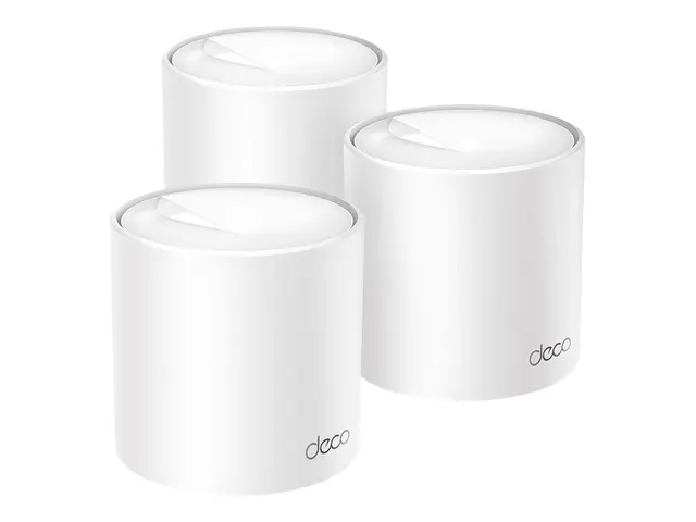 TP-Link Deco X50 - Wi-Fi-system (3 rutere) inntil 6500 kvadratfot ...