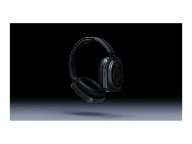 Nothing Headphone (1) Pro - Hodetelefoner med mikrofon full størrelse - Bluetooth - trådløs, kablet - aktiv støydemping - 3,5 mm jakk, USB-C - svart - for Nothing Phone (1) 