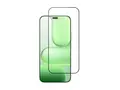 Screenor - Skjermbeskyttelse for mobiltelefon full dekning, herdet - glass - rammefarge svart - for Honor 600, 600 Pro
