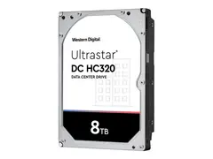 WD Ultrastar DC HC320 HUS728T8TALE6L1 - Harddisk kryptert - 8 TB - intern - 3.5&quot; - SATA 6Gb/s - 7200 rpm - buffer: 256 MB - Self-Encrypting Drive (SED), TCG Enterprise SSC