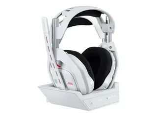 Logitech G Astro A50 - 5. generasjon - hodesett full størrelse - Bluetooth / LIGHTSPEED - trådløs - hvit