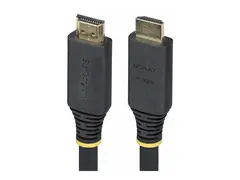 StarTech.com 10m (32.8ft) Active High Speed HDMI Cable, 4K60Hz High Speed - HDMI-kabel med Ethernet - HDMI hann til HDMI hann - 10 m - skjermet - svart - aktiv, 4K60Hz UHD-st&#248;tte, 2K 144Hz st&#248;tte, HDR10-st&#248;tte