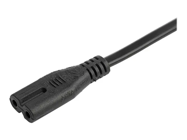 StarTech.com 2m (6ft) Laptop Power Cord, EU Plug to C7, 2.5A 250V,...