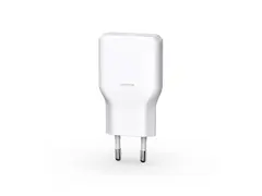 Unisynk Slim Wall Charger G3 - Str&#248;madapter med Lightning-kabel - 36 watt - PD 3.0, USB BC 1.2 (24 pin USB-C) - MFI-sertifisert - hvit