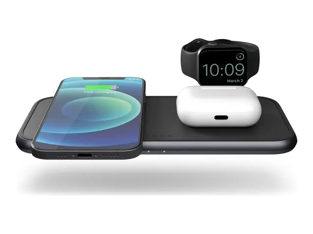 Zens Aluminium Series Dual + Watch (without Cable) - Trådløs ladem...