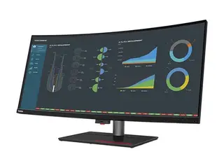 Lenovo ThinkVision P40w-20 - LED-skjerm kurvet - 40&quot; (39.7&quot; synlig) - 5120 x 2160 WUHD @ 75 Hz - IPS - 300 cd/m&#178; - 1000:1 - 4 ms - 2xThunderbolt 4, DisplayPort, HDMI - ravnsort - Campus