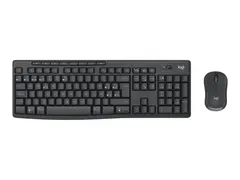 Logitech MK370 Combo for Business - Tastatur- og mussett trådløs - Bluetooth LE - AZERTY - Belgisk - grafitt