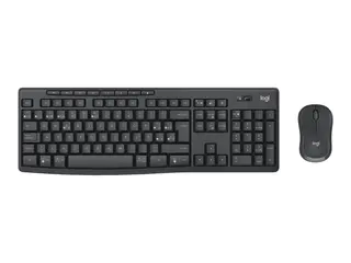Logitech MK370 Combo for Business - Tastatur- og mussett trådløs - Bluetooth LE - AZERTY - Belgisk - grafitt