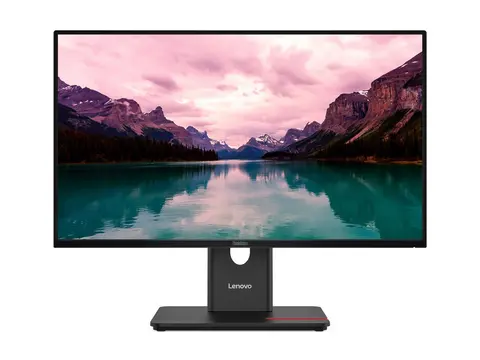 Lenovo ThinkVision T24-40 - LED-skjerm - 24" (23.8" synlig) 1920 x 1080 Full HD (1080p) @ 120 Hz - IPS - 250 cd/m² - 1500:1 - 4 ms - HDMI, VGA, DisplayPort - ravnsort