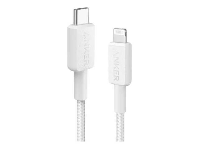 Anker - Lightning-kabel 24 pin USB-C hann til Lightning 1 m MFI-se...