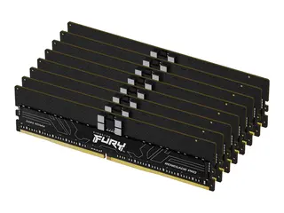 Kingston FURY Renegade Pro - DDR5 - sett 256 GB: 8 x 32 GB - DIMM 288-pin - 5600 MHz / PC5-44800 - CL36 - 1.25 V - registrert - on-die ECC