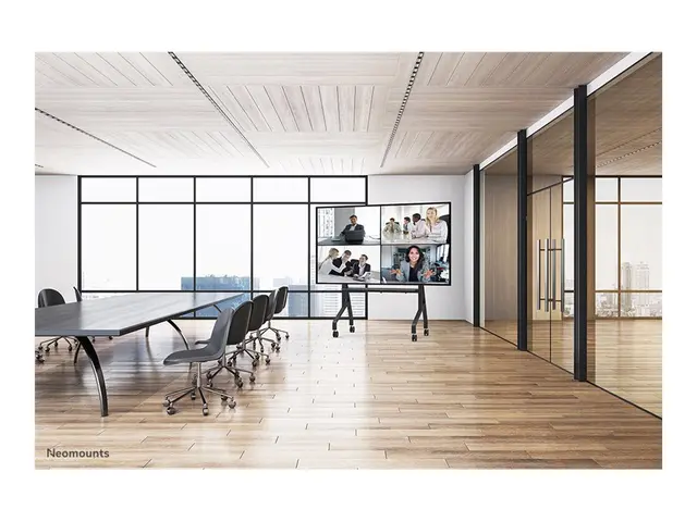 Neomounts FL50-575BL1 - Vogn solid for displaystativ gulvstativ lå...