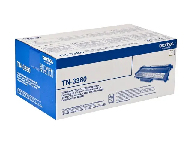 Brother TN3380 - Svart original tonerpatron for DCP-8250DN, HL-545...