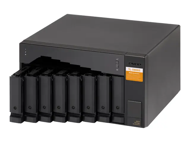 QNAP TL-D800S - Harddiskarray - 8 brønner (SATA-600) - SATA 6Gb/s ...
