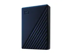 WD My Passport for Mac WDBK6C0060BBL Harddisk - kryptert - 6 TB - ekstern (bærbar) - USB 3.2 Gen 1 - 256-bit AES - blå