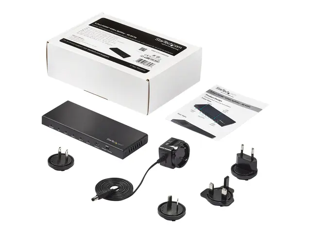 StarTech.com HDMI Splitter - 4-Port 4K 60Hz 1 In 4 Out Way Port (S...