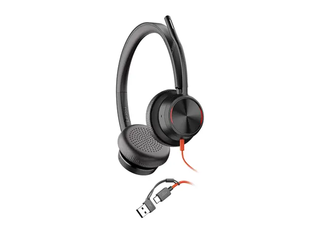 HP Poly Blackwire 8225 - 8200 series hodesett on-ear kablet aktiv ...