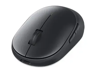 Dell Pro 7 MS746 - Mus - oppladbar, kompakt høyre- og venstrehåndet - optisk - 5 knapper - trådløs - 2.4 GHz, Bluetooth - USB trådløs mottaker - svart