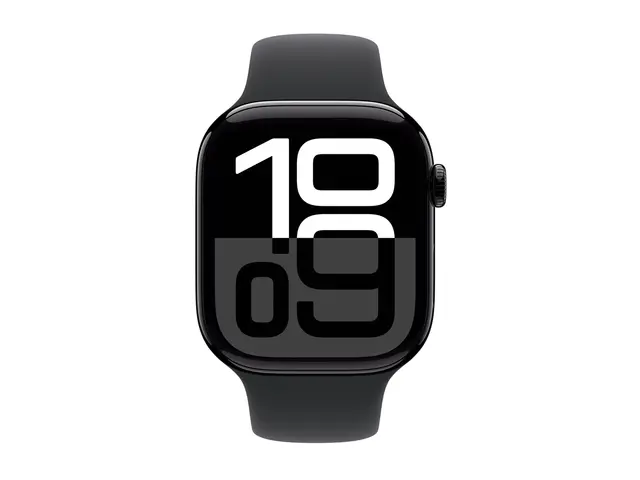 Apple Watch Series 10 (GPS) - 46 mm jet svart aluminium smartklokk...