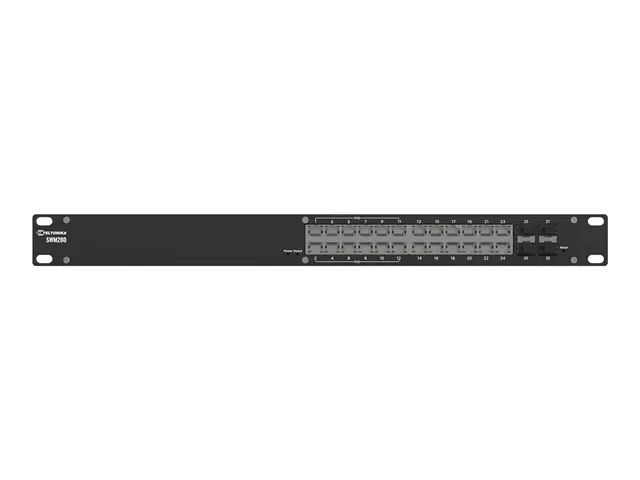 Teltonika SWM280 - Switch L2+ Styrt 24 x 10/100/1000 (12 PoE+) + 4...