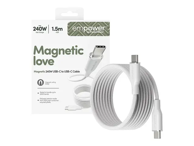 empower by PanzerGlass - USB-kabel USB-C (hann) til USB 2.0 48 V 5...