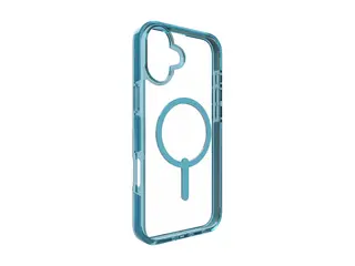 Zagg Santa Cruz Snap - Baksidedeksel for mobiltelefon MagSafe-samsvar - retroblå - for Apple iPhone 16 Plus