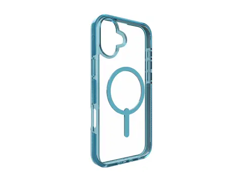Zagg Santa Cruz Snap - Baksidedeksel for mobiltelefon MagSafe-samsvar - retroblå - for Apple iPhone 16 Plus
