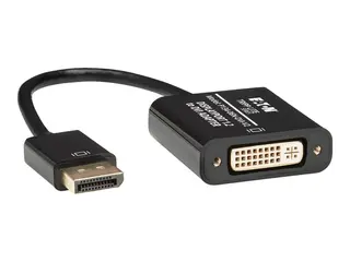 Eaton Tripp Lite Series 6in DisplayPort to DVI Adapter Active Converter M/F DPort 1.2 6&quot; Displayadapter - DisplayPort (hann) til DVI-D (hunn) - 15.2 cm - aktiv - svart