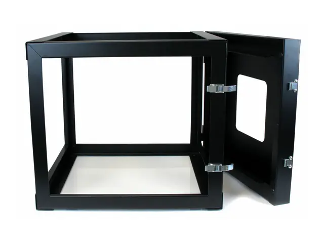 Startech "8U Hinged Open Frame Wall Mount Network Rack - 4-Post 22...