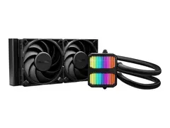 be quiet! Silent Loop 3 - Prosessorkj&#248;ler Radiatorst&#248;rrelse: 240 mm - (for: LGA1150, LGA1151, LGA1155, LGA1200, LGA1700, LGA1851, AM4, AM5) - kobberbase og forniklede aluminiumsfinner - 120 mm - svart