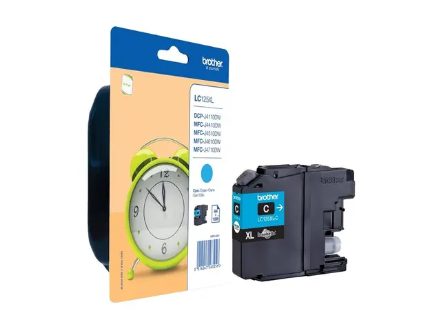 Brother LC125XLC - Super High Yield cyan original blekkpatron for ...