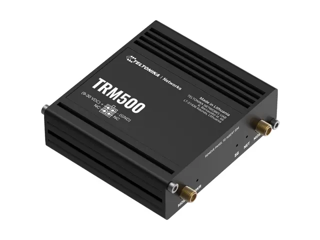 Teltonika TRM500 - Trådløs ruter WWAN 5G 5G, 4G, 3G DIN-skinnemont...
