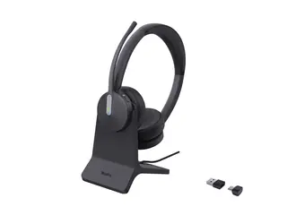 Yealink BH70 Dual - Hodesett - on-ear - Bluetooth tr&#229;dl&#248;s - USB-A via Bluetooth-adapter, USB-C via Bluetooth-adapter - svart - Optimized for Microsoft Teams
