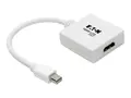 Eaton Tripp Lite Series 6in Mini DisplayPort to HDMI Adpater Converter mDP to HDMI M/F 6&quot; Video adapter - Mini DisplayPort hann til HDMI hunn - 15.2 cm - hvit