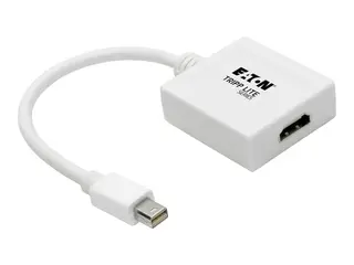 Eaton Tripp Lite Series 6in Mini DisplayPort to HDMI Adpater Converter mDP to HDMI M/F 6&quot; Video adapter - Mini DisplayPort hann til HDMI hunn - 15.2 cm - hvit