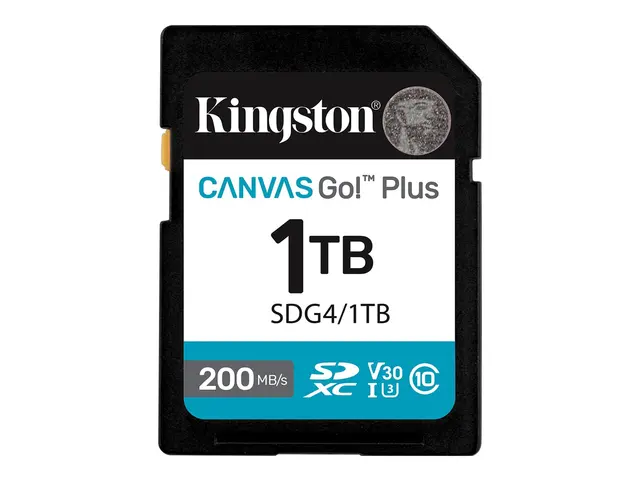 Kingston Canvas Go! Plus - Flashminnekort 1 TB Video Class V30 / U...