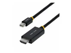 Startech - Adapterkabel - Mini DisplayPort hann til HDMI hann 1 m - svart - aktiv, 4K 60Hz støtte