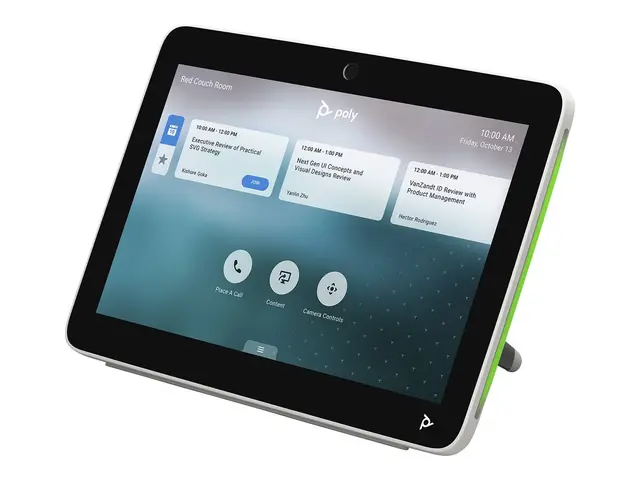 Poly TC10 - Berøringskontroller Certified for Zoom Rooms hvit