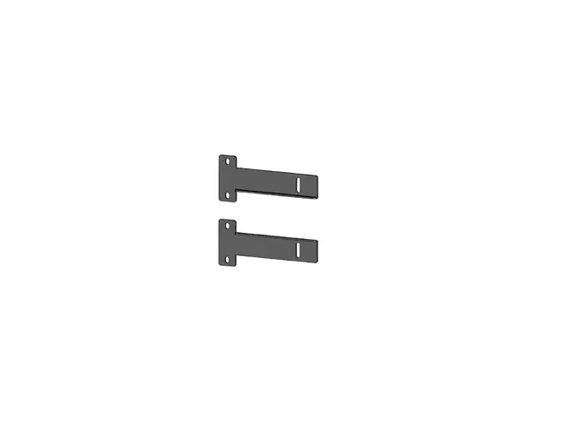 APC Easy Rack - Stolpebøylesett - bunn - svart
