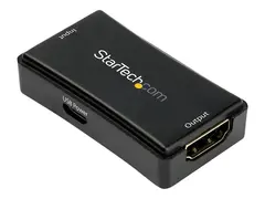 StarTech.com 45ft / 14m HDMI Signal Booster 4K 60Hz - USB Powered - HDMI Inline Repeater &amp; Amplifier - 7.1 Audio Support (HDBOOST4K2) - Video/lyd-forlenger - HDMI - opp til 14 m