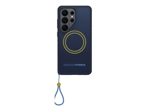 OtterBox Sole Series - Baksidedeksel for mobiltelefon nylonstoff, polykarbonatlag, termoplastisk elastomer (TPE) - ekte stille (blå) - for Samsung Galaxy S26 Ultra