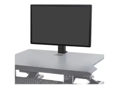 Ergotron WorkFit - Monteringssett (skrivebordsmontering) for LCD-skjerm - svart - skjermst&#248;rrelse: inntil 30&quot;