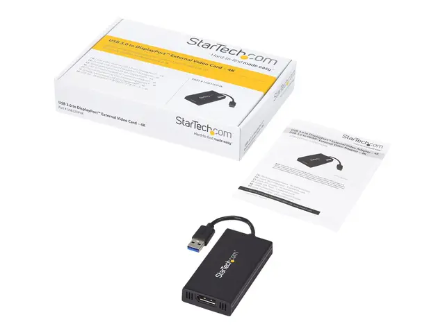 StarTech.com USB 3.0 to DisplayPort Adapter - DisplayLink Certifie...